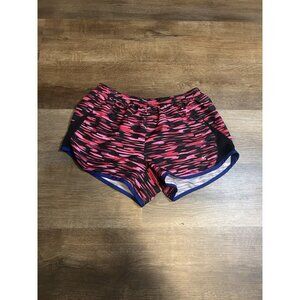 Women’s Nike Pink Pattern Running Shorts (Medium)